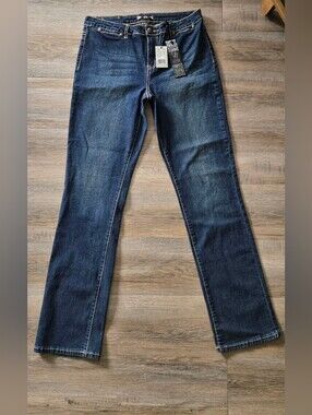 Tru Luxe Women's Straight Leg Dark Jeans, NEW with Tag